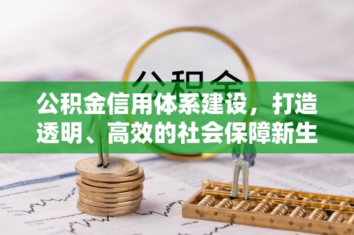 钦州公积金信用体系建设，打造透明、高效的社会保障新生态