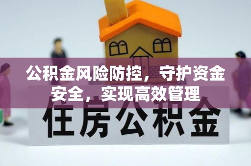 钦州公积金风险防控，守护资金安全，实现高效管理